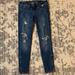 American Eagle Outfitters Jeans | American Eagle Distressed Stretch Ankle Jeggings | Color: Blue | Size: 0