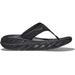 Hoka Ora Recovery Flip Shoes - Women's Black / Dark Gull Gray 7 1117910-BDGGR-07