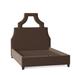 My Chic Nest Natalie Platform Bed Upholstered/Velvet/Polyester/Faux leather/Cotton/Linen | 64 H x 77 W x 90 D in | Wayfair 534-1020-1120-CK