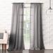 Gracie Oaks Jaklyn Crushed Texture Semi-Sheer Rod Pocket Curtain Panel Polyester in Gray | 63 H in | Wayfair 6CDF034685734ECFB3292C556824B3AB