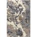 Brown/White 96 x 0.24 in Area Rug - Joss & Main Zubi Abstract Hand Knotted Dark Brown/Cream Area Rug Viscose/Wool | 96 W x 0.24 D in | Wayfair