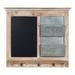 Kate and Laurel 28" W x 25" H x 4" D Idamae Wood Framed Chalkboard Wood/Solid Wood in White | 25 H x 28 W x 3.5 D in | Wayfair 223893