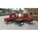 Joss & Main Savion 6 Piece Sectional Seating Group w/ Cushions Synthetic Wicker/All - Weather Wicker/Wicker/Rattan in Brown | Outdoor Furniture | Wayfair