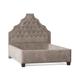 My Chic Nest Lexi Platform Bed Upholstered/Velvet/Polyester/Faux leather/Cotton/Linen | 65 H x 80 W x 87 D in | Wayfair 557-106-1110-K