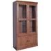 Forest Designs 84" H x 48" W Solid Wood Standard Bookcase Wood in Brown | 84 H x 48 W x 18 D in | Wayfair 6635GU/WL-M-GO
