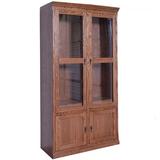 Forest Designs 84" H x 48" W Solid Wood Standard Bookcase Wood in Brown | 84 H x 48 W x 18 D in | Wayfair 6635GU/WL-M-CA