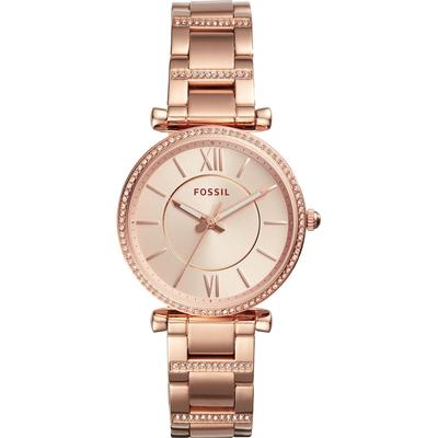 Fossil Damenuhr Edelstahl One Size Damen