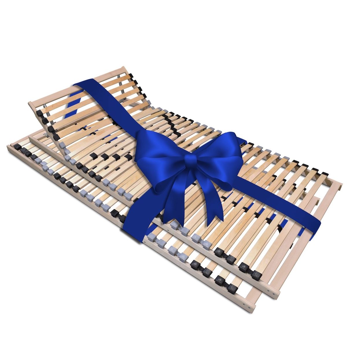 Coemo 2x Lattenrost ERGO K 90x200 cm 7-Zonen Kopfteil verstellbar - Doppelpack Image