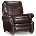 Bradington-Young Warner 36" Wide Genuine Leather Manual Standard Recliner in Black/Brown | 40.5 H x 36 W x 39 D in | Wayfair