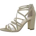 Jessica Simpson Damen Stassey Sandalen mit hohem Absatz Pumps, champagnerfarben, 40.5 EU