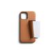 Bellroy Phone Case for iPhone 12 Pro Max with Card Holder (Leather iPhone Cover, Soft Microfiber Lining) - Toffee