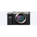 Sony Alpha 7 C Full-frame Mirrorless Interchangeable Lens Camera (Compact and Lightweight, Real-time Autofocus, 24.2 Megapixels, 5-Axis Stabilisation System, Large Battery Capacity) - Silver