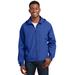 Sport-Tek JST73 Hooded Raglan Jacket in True Royal Blue size 5XL | Polyester