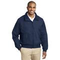 Port Authority J329 Lightweight Charger Jacket in True Navy Blue size Small | Fleece