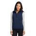 Port Authority L325 Women's Core Soft Shell Vest in Dress Blue Navy size Small | Fleece