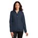 Port Authority L344 Women's Zephyr Full-Zip Jacket in Dress Blue Navy size 3XL | Polyester