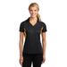 Sport-Tek LST655 Women's Side Blocked Micropique Sport-Wick Polo Shirt in Black/Gold size 3XL | Polyester