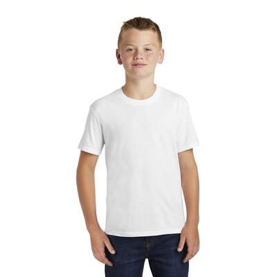 Port & Company PC455Y Youth Fan Favorite Blend Top in White size XS | Cotton/Polyester