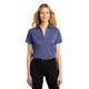 Port Authority LK542 Women's Heathered Silk Touch Performance Polo Shirt in Royal Blue Heather size Small | Polyester