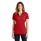 Sport-Tek LST690 Women's PosiCharge Active Textured Polo Shirt in True Red size 2XL | Polyester