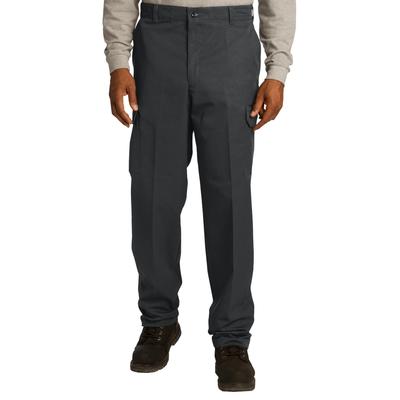 Red Kap PT88 Industrial Cargo Pant in Black size 32X34 | Cotton/Polyester Blend