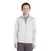 Sport-Tek YST241 Youth Sport-Wick Fleece Full-Zip Jacket in White size XL