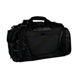 Port Authority BG1050 Medium Two-Tone Duffel in Black size OSFA | Polyester Blend