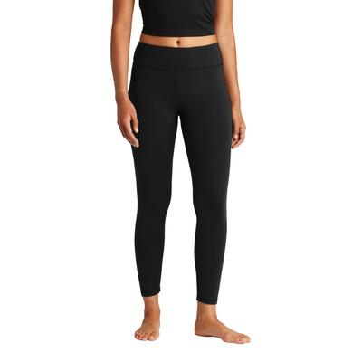 Sport-Tek LPST890 Women's 7/8 Legging in Black size XS | Polyester/Spandex Blend