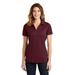 Sport-Tek LST690 Women's PosiCharge Active Textured Polo Shirt in Maroon size 2XL | Polyester