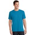 Port & Company PC54T Tall Core Cotton Top in Neon Blue size Large/Tall