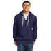 Sport-Tek ST271 Lace Up Pullover Hooded Sweatshirt in True Navy Blue size 4XL | Polyester Blend