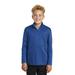 Sport-Tek YST357 Youth PosiCharge Competitor 1/4-Zip Pullover T-Shirt in True Royal Blue size XL | Polyester