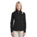 Port Authority L222 Women's Pique Fleece Jacket in Black size 2XL | Polyester