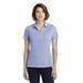 Port Authority LK582 Women's Poly Oxford Pique Polo Shirt in True Royal Blue size Medium | Polyester