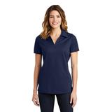 Sport-Tek LST690 Women's PosiCharge Active Textured Polo Shirt in True Navy Blue size 4XL | Polyester