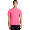 Port & Company PC099 Men's Beach Wash Garment-Dyed Top in Neon Pink size XL | Cotton