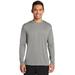 Port & Company PC380LS Long Sleeve Performance Top in Grey Concrete size 4XL | Polyester