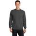 Port & Company PC78 Core Fleece Crewneck Sweatshirt in Dark Heather Grey size Large | Cotton/Polyester Blend