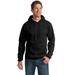 Port & Company PC90H Essential Fleece Pullover Hooded Sweatshirt in Jet Black size 3XL