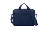 Port Authority BG318 Access Briefcase in River Blue Navy size OSFA | Polyester Blend