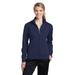 Sport-Tek LST241 Women's Sport-Wick Fleece Full-Zip Jacket in Navy Blue size Medium