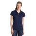 Sport-Tek LST659 Women's Contrast Stitch Micropique Sport-Wick Polo Shirt in True Navy Blue size 2XL | Polyester