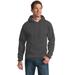 Port & Company PC90HT Tall Essential Fleece Pullover Hooded Sweatshirt in Charcoal size 2XLT | Cotton Polyester