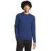 Sport-Tek ST710 Exchange 1.5 Long Sleeve Crew T-Shirt in True Royal Blue Heather size Large | Polyester/Spandex Blend