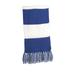 Sport-Tek STA02 Spectator Scarf in True Royal/White size OSFA | Acrylic