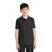 Port Authority Y500 Youth Silk Touch Polo Shirt in Black size XL | Cotton Blend