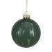 Northlight Seasonal 4" Shiny Glass Christmas Ball Ornament Glass in Green | 6.9 H x 4 W x 4 D in | Wayfair NORTHLIGHT TR88566