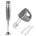 Salter COMBO-6737 Cosmos 2 Speed Hand Blender and 5 Speed Electric Hand Mixer Whisk, 300/400 W, Doughs Hooks/Beaters Included