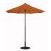 Arlmont & Co. Nadasha 7' 6" Market Sunbrella Umbrella Wood in Brown | Wayfair 13ECA6BC343149478EFA80292697F52B