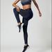 Nike Pants & Jumpsuits | Nike Pro 7/8 Leggings Obsidian Black Mesh Small | Color: Blue | Size: S